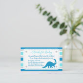 男の子のベビーシャワーはブックカードを持って来ます エンクロージャーカード (スタンド正面)