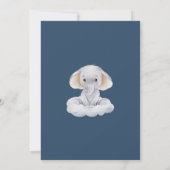 男の子のベビーシャワー招待状 招待状 (裏面)