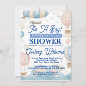 男の子のベビーシャワー招待状 招待状 (正面)