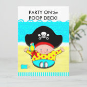 男の子のベビーシャワー招待状 招待状 (スタンド正面)