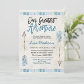 男の子のベビーシャワー　最高の冒険の招待状 招待状 (スタンド正面)