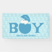 男の子のベビー性別の表示パーティー 横断幕 (横)