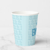 男の子のベビー性別の表示パーティー 紙コップ (右)