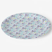 男の子のベビー生まれたばかりのだ ペーパープレート (アングル)