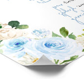 男の子のベビー開花ベビーシャワーママモサバー ポスター (角)