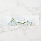 男の子のベビー開花ベビーシャワー ペットボトルラベル (シングルラベル)