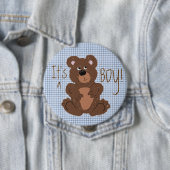 男の子のボタン 缶バッジ (インサイチュ)