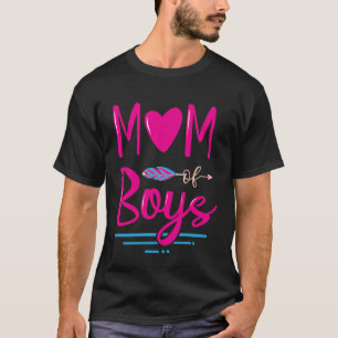 男の子のママかわいい新しいママ母の日 Tシャツ