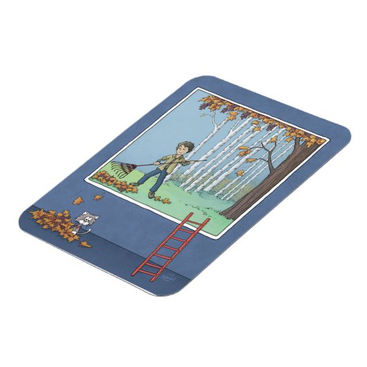 男の子のラッ葉クの磁石 マグネット (左側)