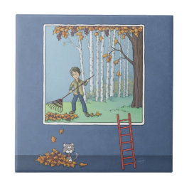 男の子のラッ離れクセラミック瓦 タイル