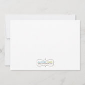 男の子のルアウ(ハワイ式宴会)の誕生日のパーティの招待状 招待状 (裏面)