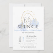 男の子のレインボーベイビーシャワー 招待状 (正面)