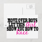 男の子の上を移動….. ポストカード (正面/裏面)