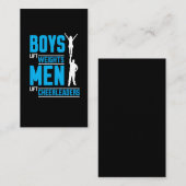 男の子の上昇の重量の人の上昇のチアリーダー 名刺 (正面/裏面)