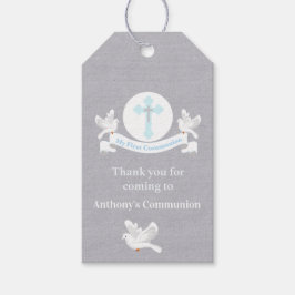 男の子の交来交ラベル ギフトタグ