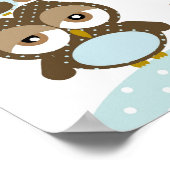 男の子の保育園の寝室のアート - 永遠に愛してる ポスター (角)