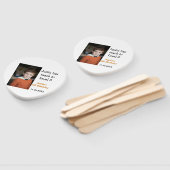 男の子の写真の名前の日付で5歳の誕生日ゲモダンーム ハンドファン (組立なし)