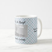 男の子の写真ギフトマグだ コーヒーマグカップ (正面右)