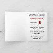 男の子の双子でお誕生日ケーキの招待状 招待状 (内部)