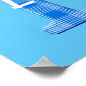 男の子の名前オーダープリント チェック柄 L ポスター (角)