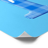 男の子の名前オーダープリント ネームプレート P ポスター (角)