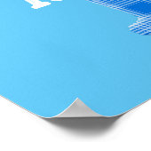 男の子の名前オーダープレイド文字I ポスター (角)