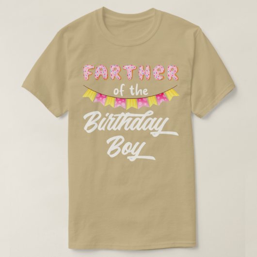男の子の向こう側に誕生日 Tシャツ (デザイン正面)