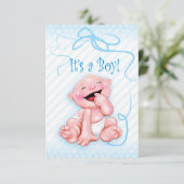 男の子の告知カードだ 案内状 (スタンド正面)