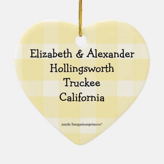 男の子の女の子の双生児の第1クリスマス セラミックオーナメント (裏面)