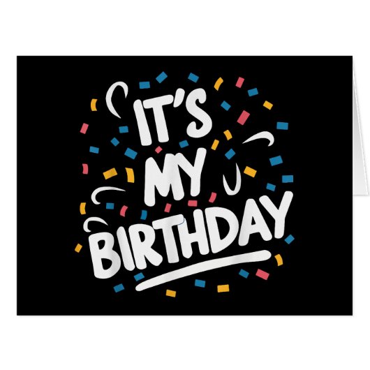 男の子の女の子の子の男の女の子のための私の誕生日おもしろい (正面横)