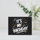 男の子の女の子の子の男の女の子のための私の誕生日おもしろい セーブザデート (スタンド正面)