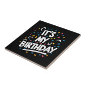 男の子の女の子の子の男の女の子のための私の誕生日おもしろい タイル (側面)