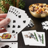 男の子の妖精に亀のトランプに乗っクラシックて トランプ (インサイチュ)