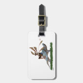 男の子の妖精の亀の荷物タグに乗って ラゲッジタグ (正面縦)