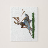 男の子の妖精タートルジグソーに乗るパズル ジグソーパズル (縦)