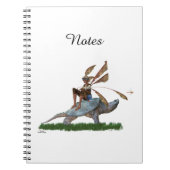 男の子の妖精タートルスパイラルフォトノートに乗る ノートブック (正面)