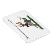 男の子の妖精タートルフレキシブルフォトマグネットに乗る マグネット (右側)