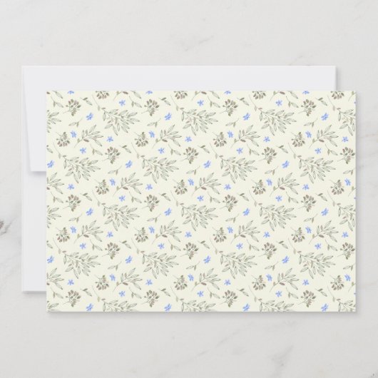 男の子の子たち、バニー写真で初誕生パーティー 招待状 (裏面)