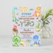 男の子の子は2歳の誕生日を迎える。 招待状 (スタンド正面)