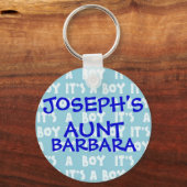 男の子の家族のキーチェーンだ キーホルダー (正面)