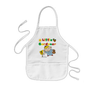 男の子の小さい庭師のTシャツおよびギフト 子供用エプロン
