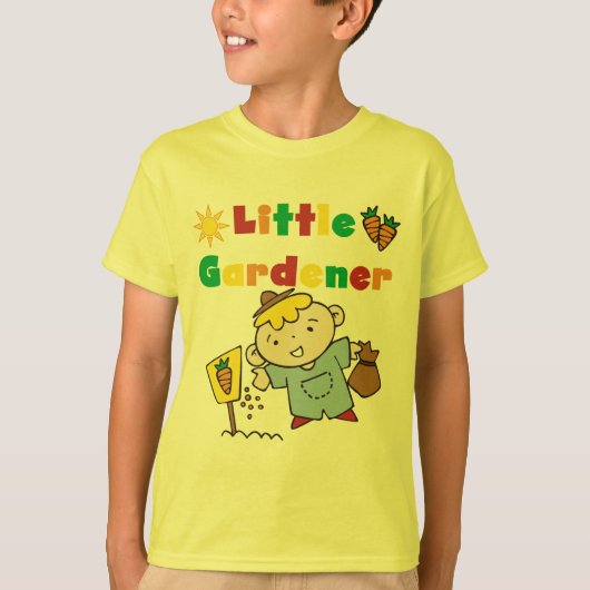 男の子の小さい庭師のTシャツおよびギフト Tシャツ (正面)
