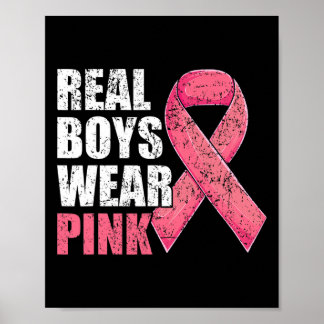 男の子の幼児のための乳がんシャツ ポスター