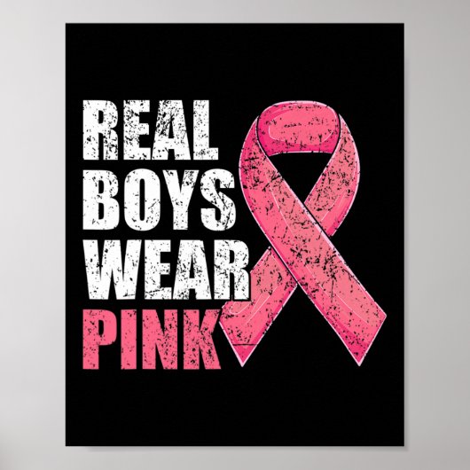 男の子の幼児のための乳がんシャツ ポスター (正面)