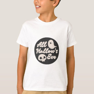 男の子の幽霊のよく出るハロウィーンティー Tシャツ