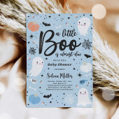 男の子の幽霊リトルブーはハロウィーンの赤ちゃんシャワーが原因 招待状