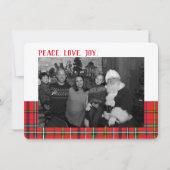 男の子の性別が休日の超音波写真カードを表示 シーズンカード (正面)