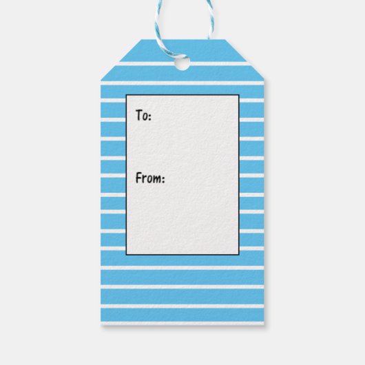 男の子の性別の表示 |ホットココア爆弾ラベル ギフトタグ (裏面)