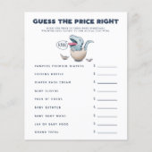 男の子の恐竜の赤ちゃんシャワー価格が正しい推測 (正面)