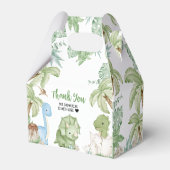 男の子の恐竜の赤ちゃんシャワー フェイバーボックス (裏面サイド)